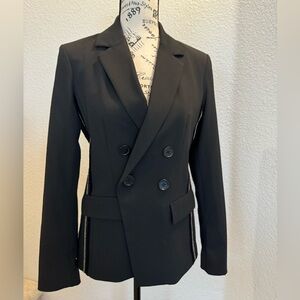 NWT Ecru Black Blazer 2